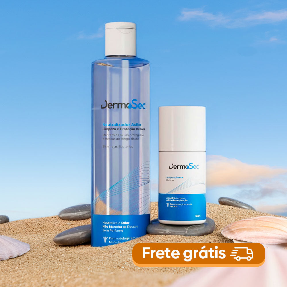 Kit Axilas Secas & Sem Mau cheiro - Contra Suor Excessivo e Mau Cheiro