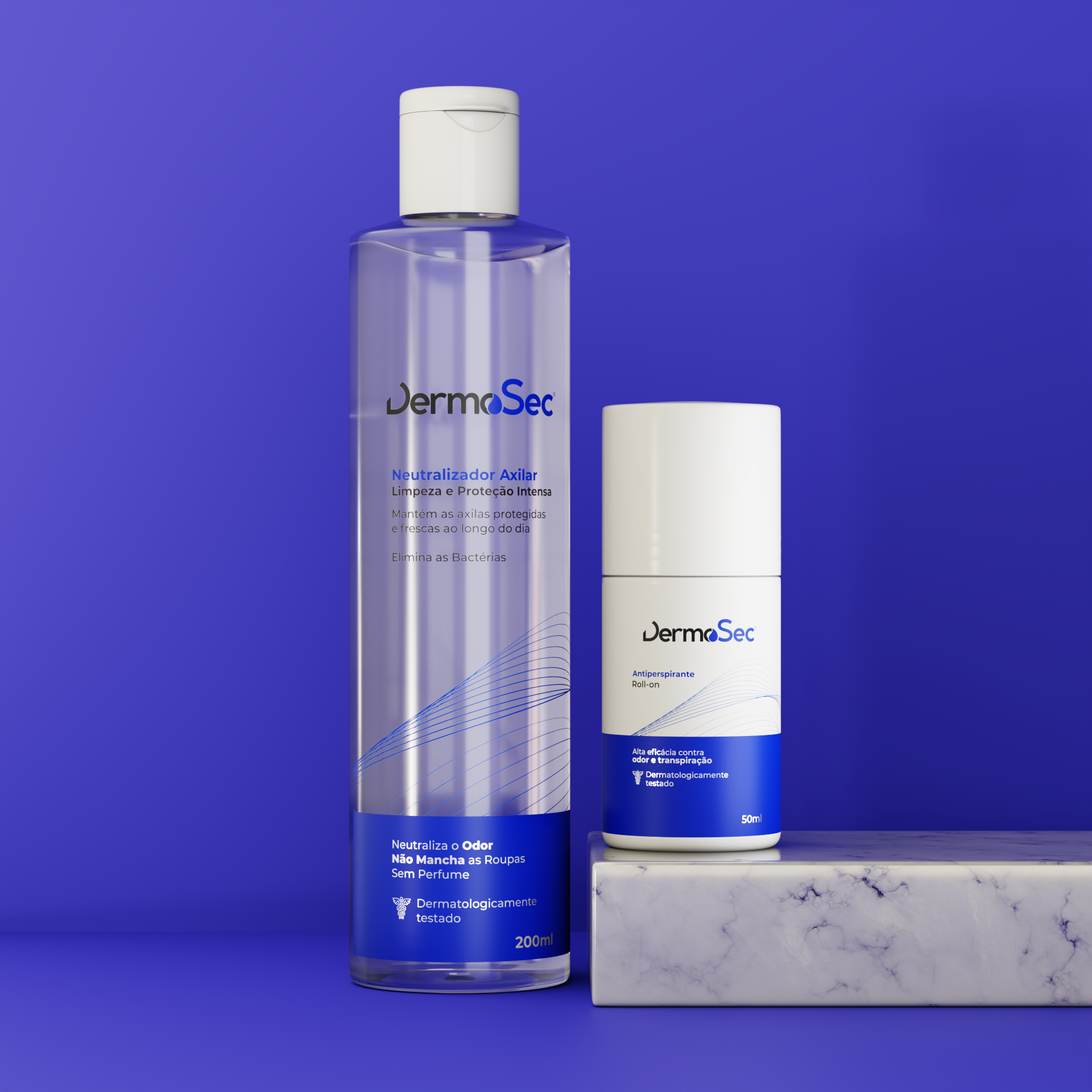 Kit Axilas Secas & Sem Mau cheiro - Contra Suor Excessivo e Mau Cheiro