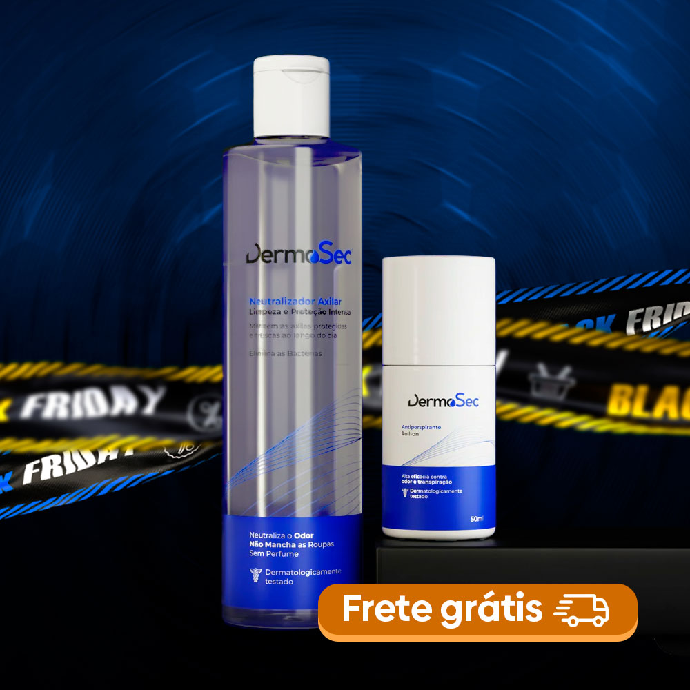 Kit Axilas Secas & Sem Mau cheiro - Contra Suor Excessivo e Mau Cheiro