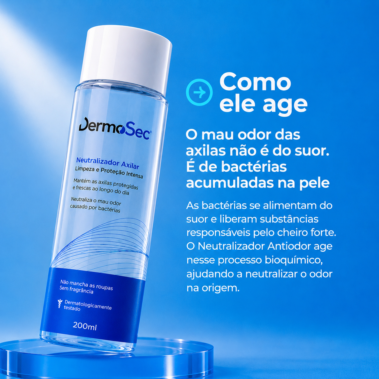 Neutralizador Antiodor 200 ml - Neutraliza o Mau Odor causado por Bactérias