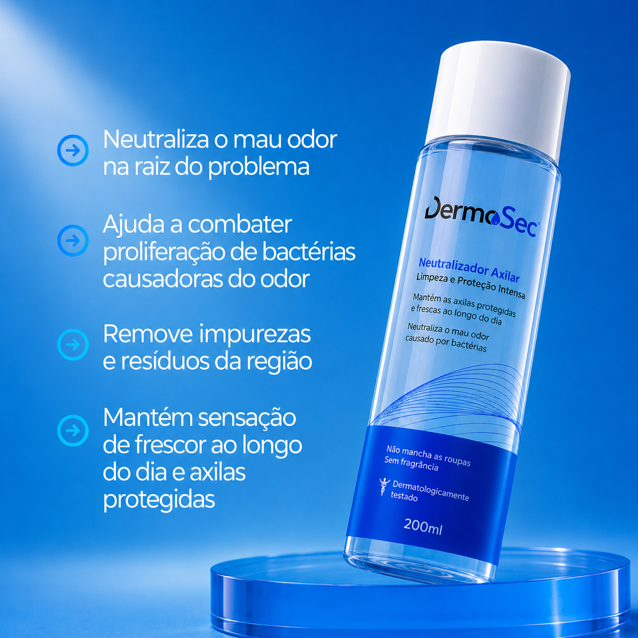 Neutralizador Antiodor 200 ml - Neutraliza o Mau Odor causado por Bactérias