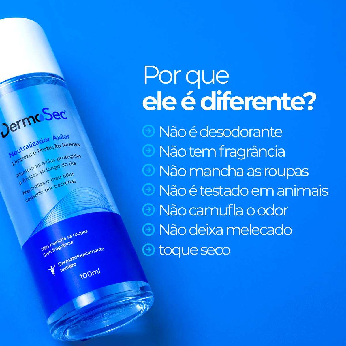 Neutralizador Antiodor 100 ml - Neutraliza o Mau Odor causado por Bactérias
