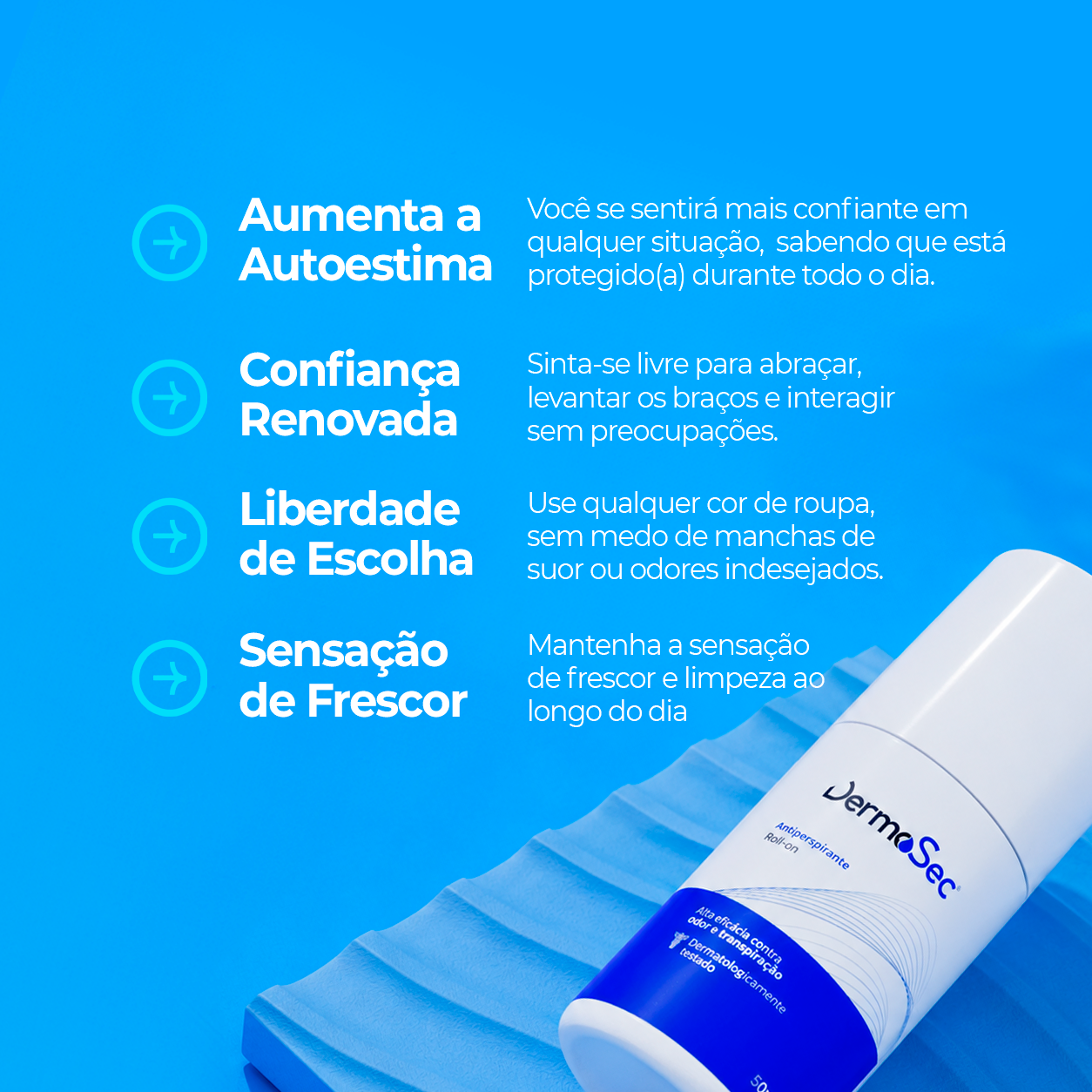 Antitranspirante de Alta Performance - Combate o Suor Excessivo e o Mau Odor