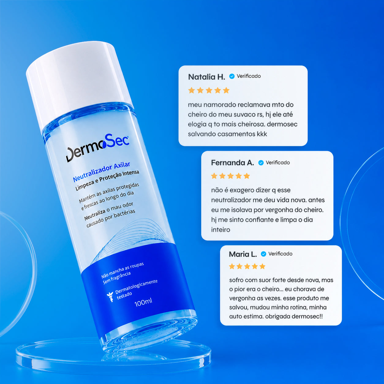 Neutralizador Antiodor 100 ml - Neutraliza o Mau Odor causado por Bactérias