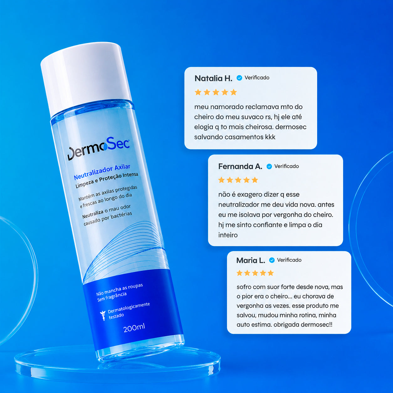 Neutralizador Antiodor 200 ml - Neutraliza o Mau Odor causado por Bactérias